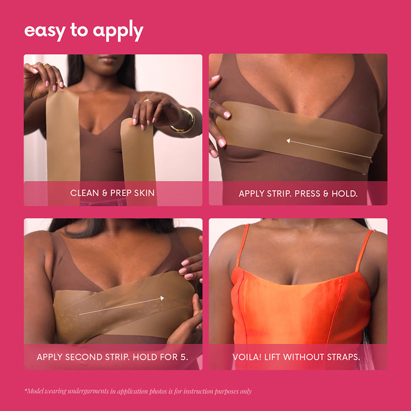 Seamless Lift & Shape Boob Tape — Invisible Support, All-Day Confidence