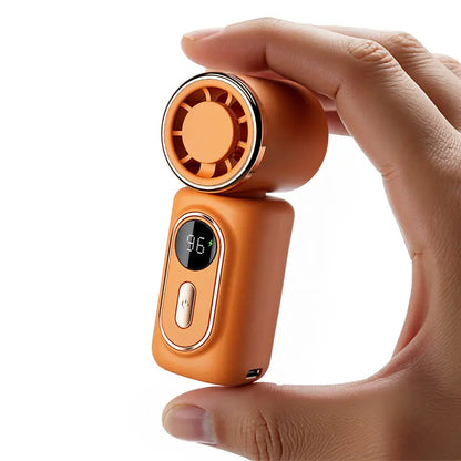 Portable Mini Clip Sports Fan – 3000mAh Rechargeable, 5 Speeds, 180° Adjustable
