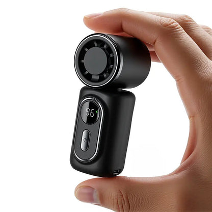 Portable Mini Clip Sports Fan – 3000mAh Rechargeable, 5 Speeds, 180° Adjustable