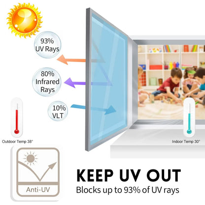 🔥HOT SALE 48% OFF🔥Privacy Sun Blocking Anti UV Reflective Window Film - BUY MORE SAVE MORE