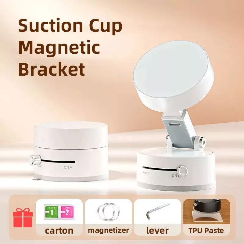 Stick & Go Anywhere! 🎡 | 360° Magnetic Phone Mount for Car, Desk & More