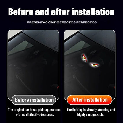 Solar Demon Eye LED Car Window Light