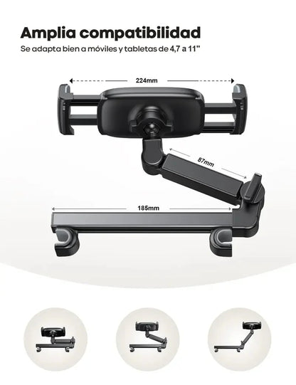 Lamicall Car Headrest Tablet & Phone Mount-EDC