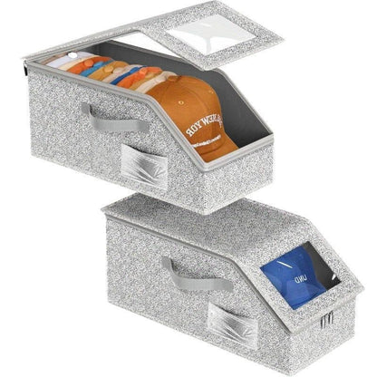 💖Hot 48% OFF🌹🧢 Stackable Hat Storage Boxes for Baseball Caps