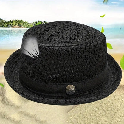 HOT SALE 🎩 Summer Breathable Mesh Pork Pie Hat