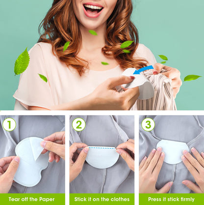 HOT SALE🔥100PCS Disposable Underarm Sweat Pads