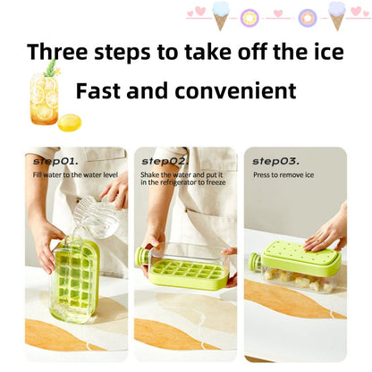 🧊Press-to-cold ice cube mold & kettle