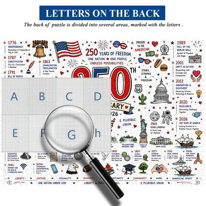 🧩🎁 Patriotic America Jigsaw Puzzle 1000 Pieces