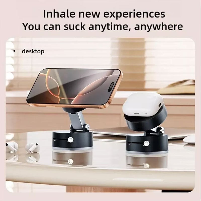 Stick & Go Anywhere! 🎡 | 360° Magnetic Phone Mount for Car, Desk & More