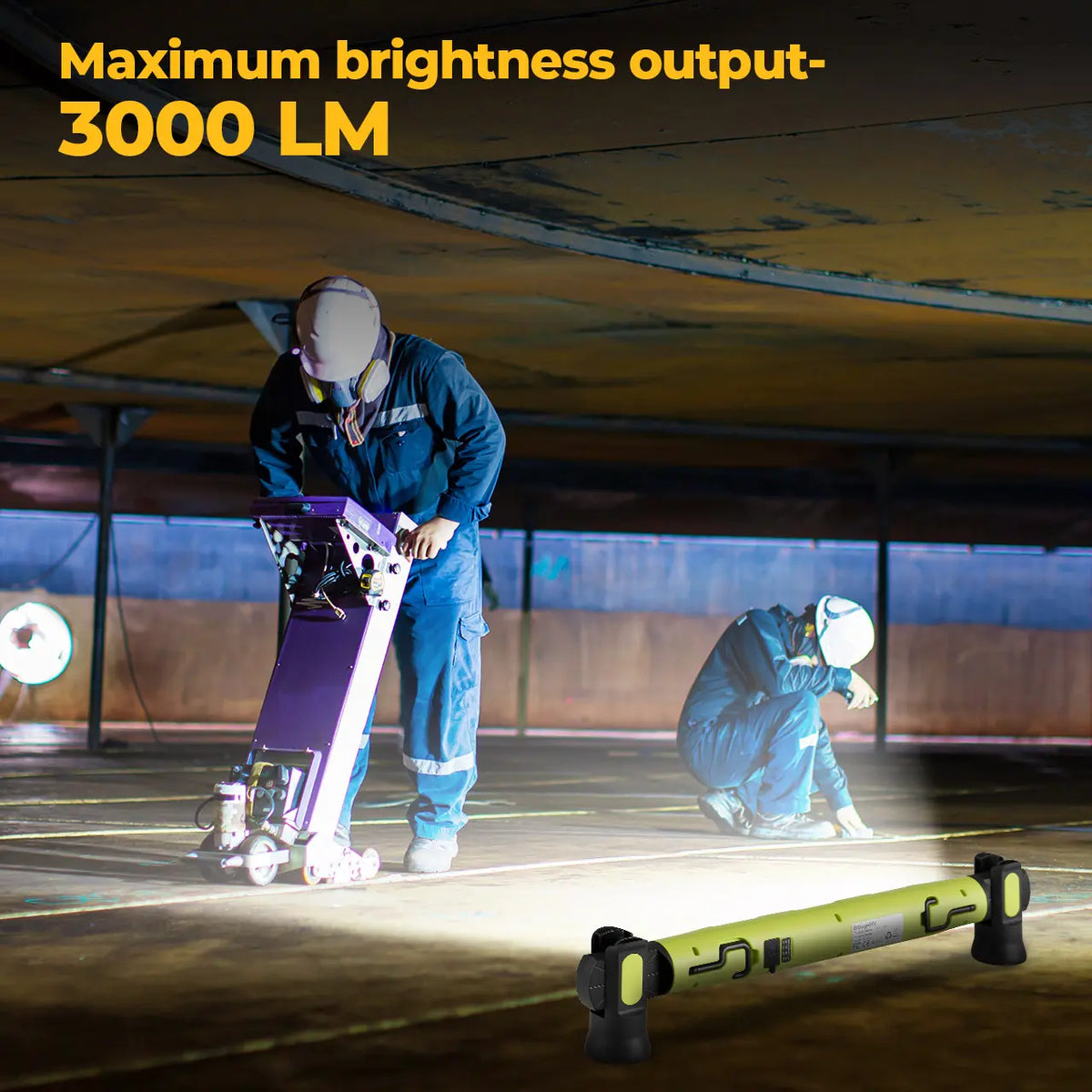 【FathersDayGift】3000LM Cordless Under Hood Work Light Bar for Car Repair & Garage Use