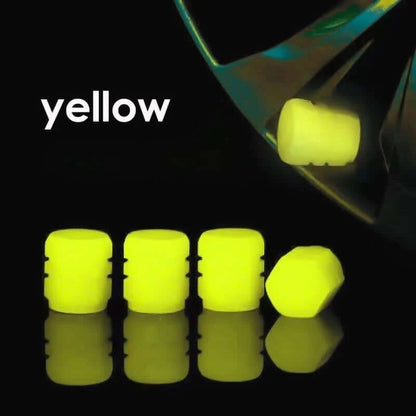 💥💥Fluorescent Tire Valve Caps - Make Night Cycling More Cool😎