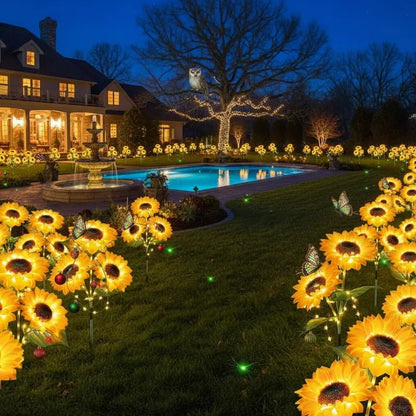 (🔥Hot Sale NOW) 🔥Solar Sunflower Garden Lights