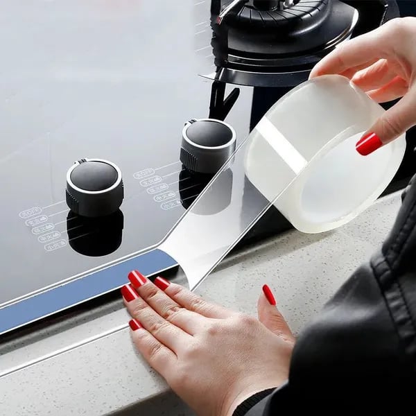 Transparent Magic Nano Tape Double Sided Grip Reusable Home Tape Traceless Glue
