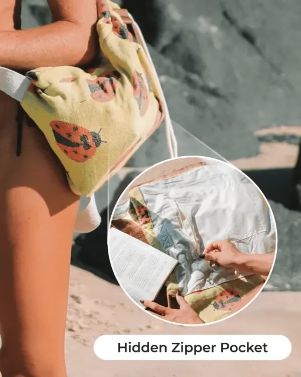 🔥Summer Hot Sale 39% OFF🎒🌊 2-in-1 Sand Towel Bag