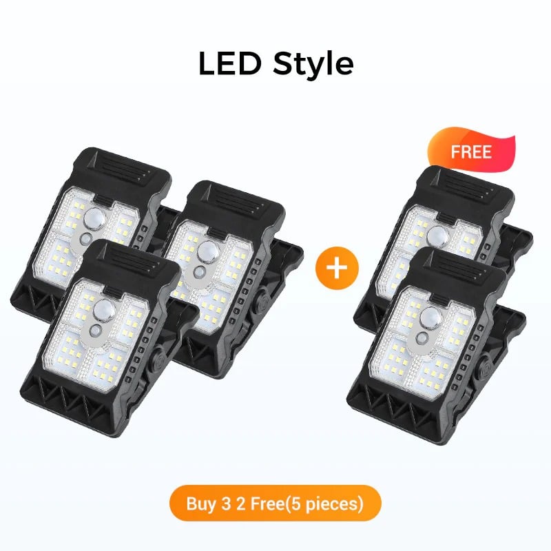 💡 Solar Motion Sensor Wall Light – Outdoor Waterproof Clip Lamp for Garden, Yard, Camping & Pathway 🏡✨