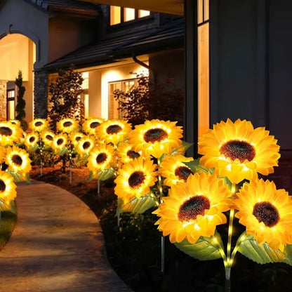 (🔥Hot Sale NOW) 🔥Solar Sunflower Garden Lights