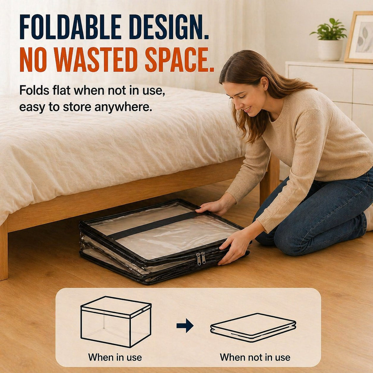 📦👕 Ultimate Moisture-Proof Storage Bags: Extra Large & Fully Transparent 📦