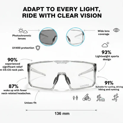 ☀️UV400 Photochromic Polarized Safety Glasses – 🥇Impact Resistant Outdoor Sports & Work Eyewear