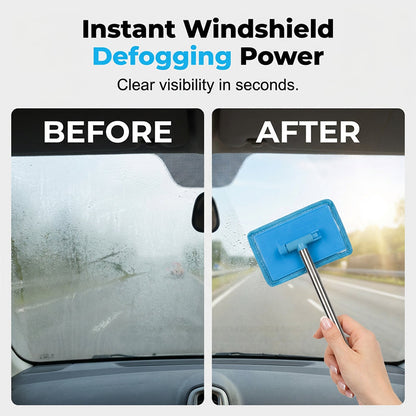 Retractable Microfiber Car Windshield Cleaner Tool