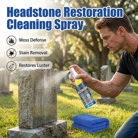 🪦Headstone Cleaning & Restoration Spray – Remove Stains Instantly