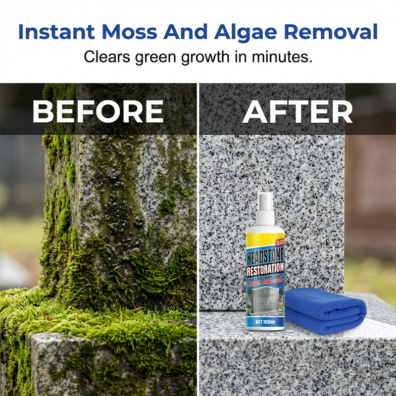 🪦Headstone Cleaning & Restoration Spray – Remove Stains Instantly