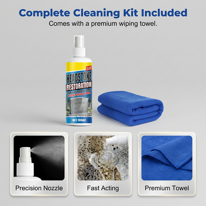 🪦Headstone Cleaning & Restoration Spray – Remove Stains Instantly