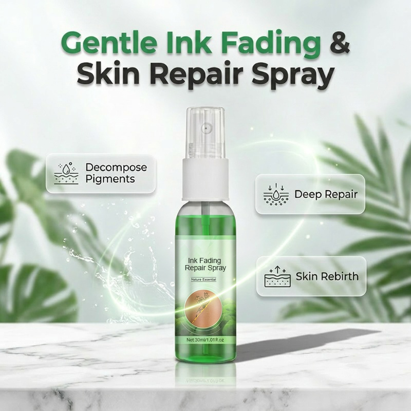 🌿✨Natural Tattoo Fade Spray – Gentle Skin Care Formula