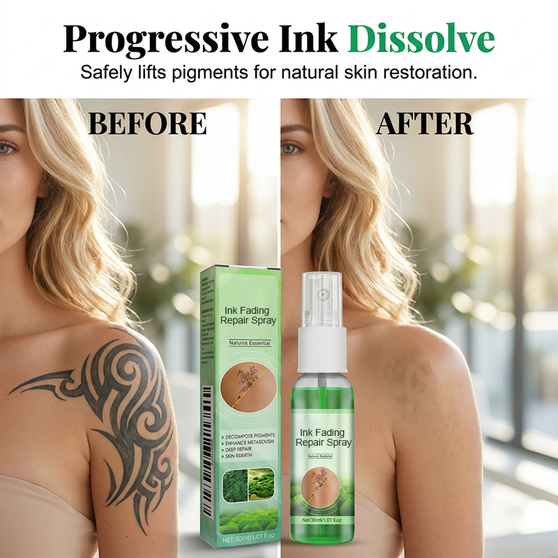 🌿✨Natural Tattoo Fade Spray – Gentle Skin Care Formula