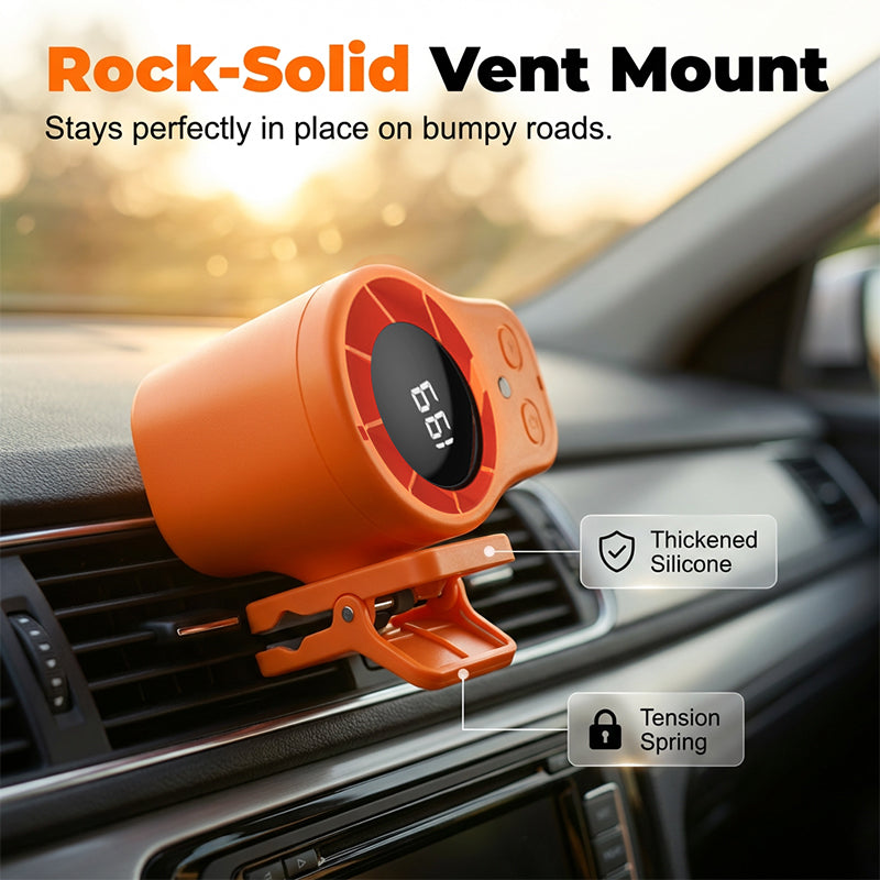 💨❄️Hands-Free Personal Cooling Fan with LED Display