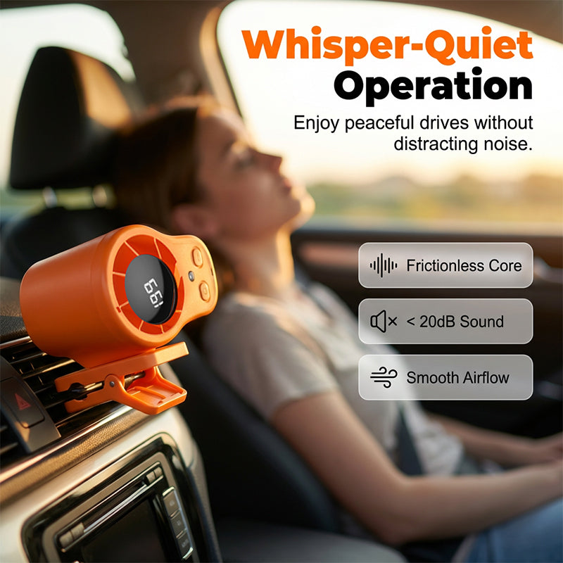 💨❄️Hands-Free Personal Cooling Fan with LED Display